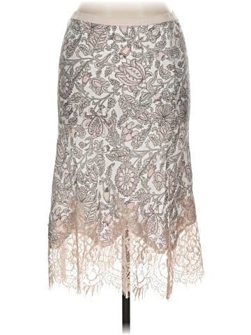 Gold Hawk Silk Skirt (view 2)
