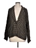 Saltwater LUXE 100% Rayon Houndstooth Brown Blazer Size L - photo 1