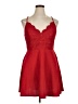 City Studio Red Cocktail Dress Size 16 - photo 1