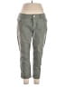 Rafaella Solid Green Casual Pants Size 18 - photo 1