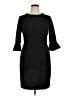 Donna Morgan Solid Black Cocktail Dress Size 14 - photo 1