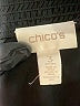 Chico's 100% Polyester Black 3/4 Sleeve Blouse Size XL Petite (3) - photo 7