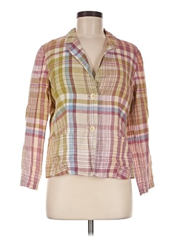 Pendleton 3/4 Sleeve Button-Down Shirt (view 1)