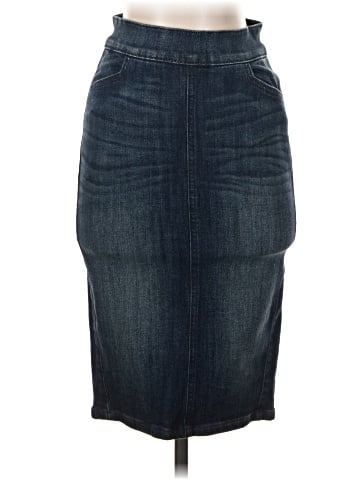 Express Denim Skirt (view 1)
