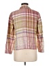 Pendleton 100% Linen Plaid Tan 3/4 Sleeve Button-Down Shirt Size Med Petite - photo 2