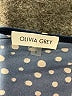 Olivia Grey Polka Dots Blue Casual Dress Size S - photo 7