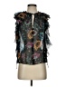 Ulla Johnson Black Sleeveless Silk Top Size 0 - photo 1