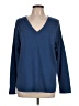 Elliott Lauren Blue Long Sleeve Top Size L - photo 1