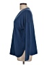 Elliott Lauren Blue Long Sleeve Top Size L - photo 5