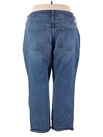 Madewell The Plus Curvy Perfect Vintage Straight Jean in Mayfield Wash (view 2)