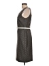 Elle Polka Dots Gray Casual Dress Size 10 - photo 5