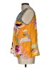 Vineet Bahl 100% Polyester Yellow Sleeveless Blouse Size L - photo 5
