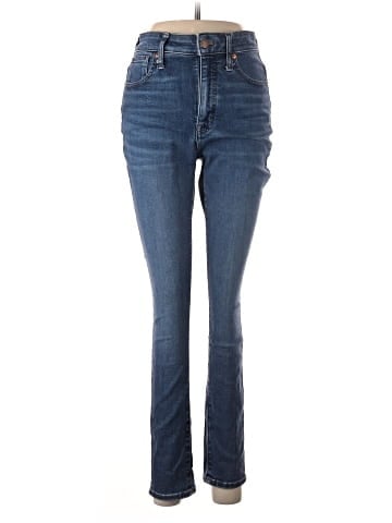 Madewell Curvy High-Rise Skinny Jeans in Lanette Wash (view 1)