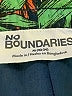 No Boundaries 100% Polyester Tropical Green Board Shorts Size 32 - 34 - photo 3