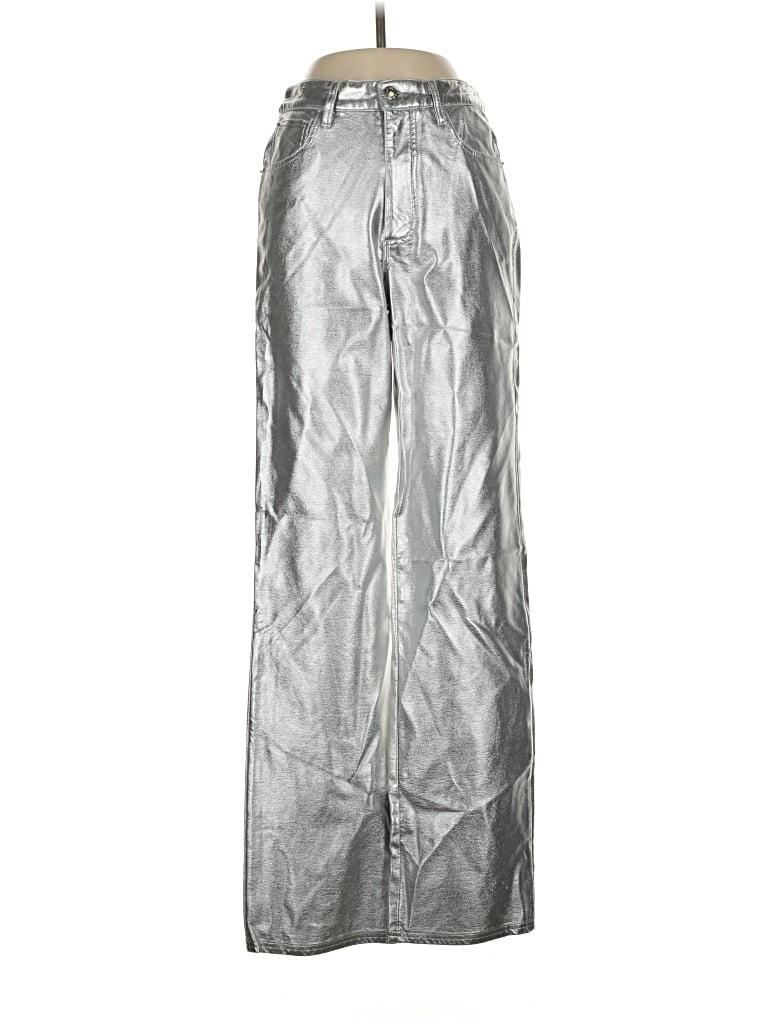 Pre-owned Weworewhat Casual Pants In Silver