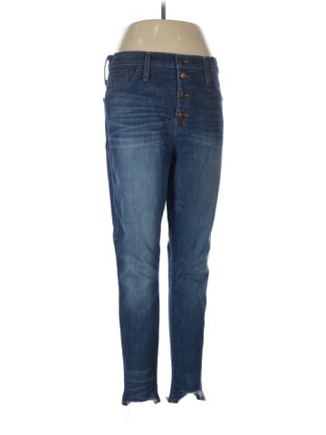 Madewell 10" High-Rise Skinny Jeans: Chewed-Hem Edition (view 1)