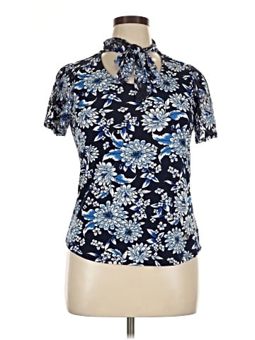 Adrienne Vittadini Short Sleeve Blouse (view 1)