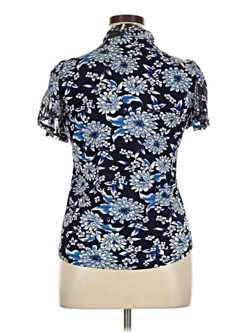Adrienne Vittadini Short Sleeve Blouse (view 2)