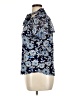 Adrienne Vittadini Floral Blue Short Sleeve Blouse Size XL - photo 5