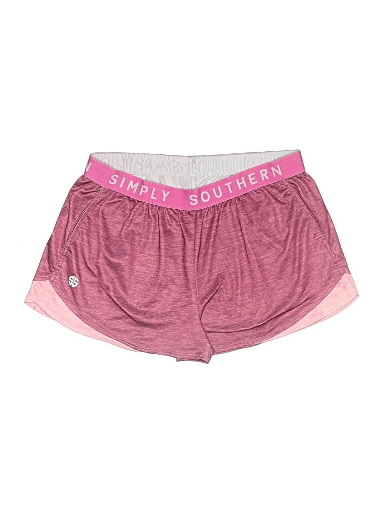 Pre-owned Simply Southern Athletic Shorts In Pink