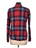 Sanctuary Plaid Red Long Sleeve Button-Down Shirt Size L - photo 2