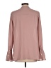 Rose + Olive 100% Polyester Pink Long Sleeve Blouse Size L - photo 2