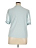 CeCe Teal Short Sleeve Top Size XL - photo 2