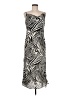 Gilli 100% Polyester Animal Print Silver Black Casual Dress Size M - photo 1