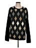 Axcess Argyle Black Pullover Sweater Size L - photo 1