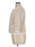 Doncaster Collection 100% Cotton Stripes Tan Ivory Jacket Size 14 - photo 5