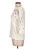 Ann Taylor LOFT Floral Ivory Pullover Sweater Size L - photo 5