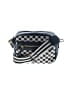 Universal Thread 100% Polyester Checkered-gingham Blue Crossbody Bag One size - photo 1