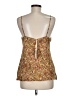 Gold Hawk Gold Sleeveless Blouse Size M - photo 2