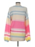 Altar'd State Color Block Pink Pullover Sweater Size XS - photo 2