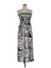 No Boundaries 100% Polyester Paisley Purple Casual Dress Size XL - photo 1