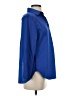 Chico's Blue 3/4 Sleeve Button-Down Shirt Size Sm (0.5) - photo 4