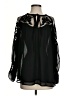 Hayden 100% Polyester Black Long Sleeve Blouse Size S - photo 1