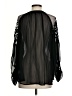 Hayden 100% Polyester Black Long Sleeve Blouse Size S - photo 2