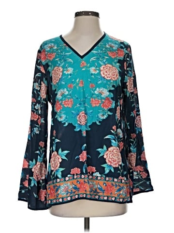 Tolani Long Sleeve Blouse (view 1)
