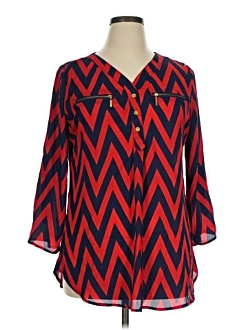 Wishful Park 3/4 Sleeve Blouse (view 1)