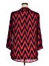 Wishful Park 100% Polyester Chevron-herringbone Red 3/4 Sleeve Blouse Size XL - photo 2