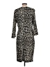 Escada Animal Print Brown Casual Dress Size EU 42 / US 12 - photo 2
