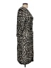 Escada Animal Print Brown Casual Dress Size EU 42 / US 12 - photo 4