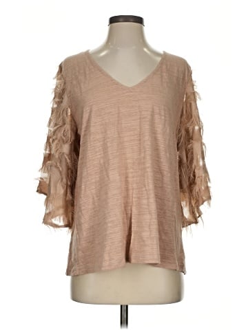 AndTheWhy 3/4 Sleeve Top (view 1)