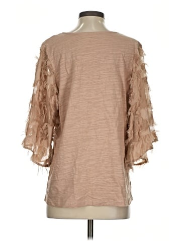 AndTheWhy 3/4 Sleeve Top (view 2)
