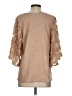 AndTheWhy Tan 3/4 Sleeve Top Size S - photo 2