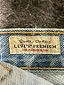 Levi's 100% Cotton Hearts Blue Denim Shorts Size 23 waist - photo 3