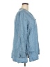 Soft Surroundings Leopard Print Blue 3/4 Sleeve Blouse Size 2X - photo 4