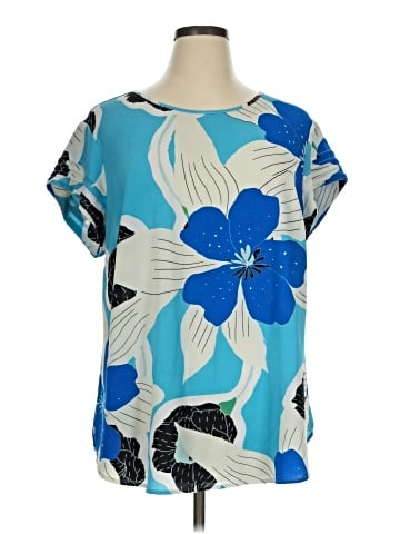 Monroe and Main Short Sleeve Blouse (view 1)
