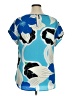 Monroe and Main Blue Short Sleeve Blouse Size 1X - photo 2